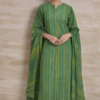 Emerald Stripe Cotton Kurta Set